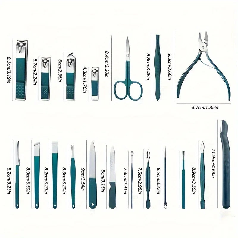 Kit de manucure et pédicure professionnel